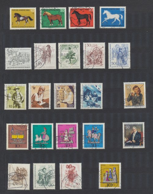 Francobolli Usati Berlino 1969 Annata non Completa
