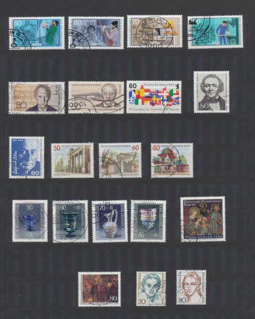 Francobolli Usati Berlino 1986 Annata non Completa