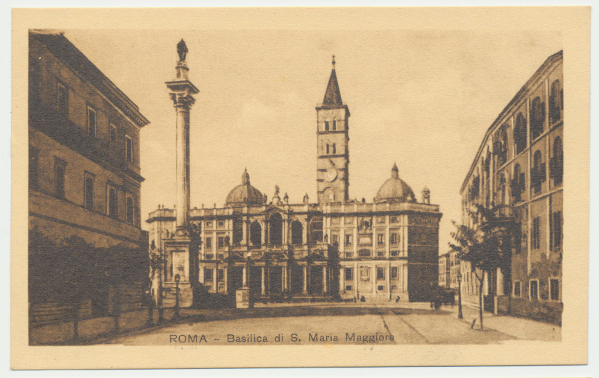 Italia Regno Cartolina nuova inizio 1900 Roma - Basilica di San Maria Maggiore Italia Regno Cartolina nuova inizio 1900 Roma - Basilica di San Maria Maggiore