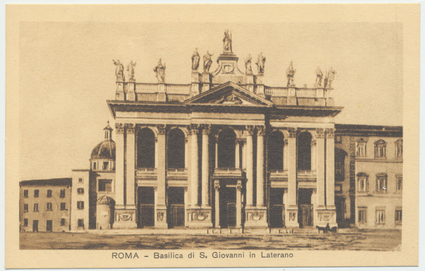 Italia Regno Cartolina nuova inizio 1900 Roma - Basilica di San Giovanni in Laterano Italia Regno Cartolina nuova inizio 1900 Roma - Basilica di San Giovanni in Laterano
