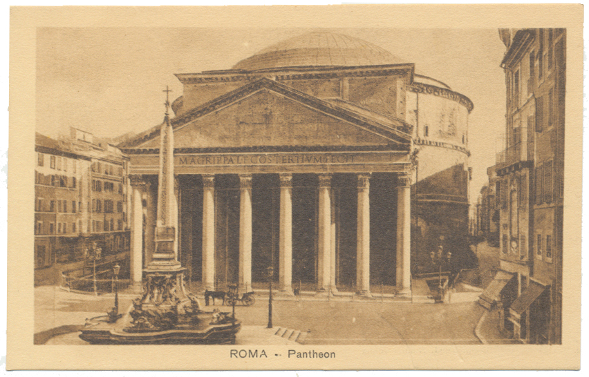 Italia Regno Cartolina nuova inizio 1900 Roma - Pantheon Italia Regno Cartolina nuova inizio 1900 Roma - Pantheon