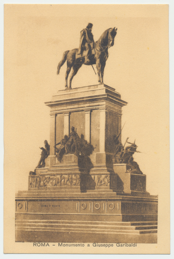 Italia Regno Cartolina nuova inizio 1900 Roma - Monumento a Giuseppe Garibaldi Italia Regno Cartolina nuova inizio 1900 Roma - Monumento a Giuseppe Garibaldi