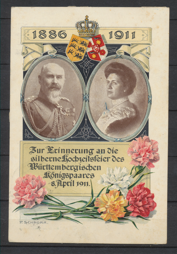 Germania Storia Postale Cartolina Postale privata da Stoccarda (D) a Stoccarda (D) 08.04.1911 FDC Germania Storia Postale Cartolina Postale privata da Stoccarda (D) a Stoccarda (D) 08.04.1911 FDC
